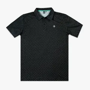 Pro Series Elite Youth Polo - Black/Gray