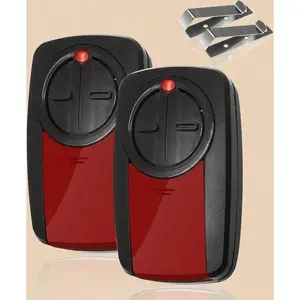 Universal Garage  Remote Control, 2-Piece Package with Easy Programming, Compatible with Liftmaster 375UT 380UT Models, Reusable Multi-Device Opener, No Wiring Needed for Quick Setup adjustable    hinge door sponge cushion screws  solid  beam