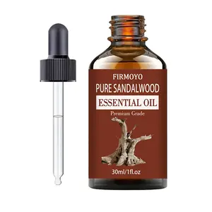 Sandalwood Essential Oil, 1.01 fl oz, Natural Grade Scented Body Oils for Hair and Skin Care, Massage, Aromatherapy Diffusers, Gift-Ready, Premium Gift Choice