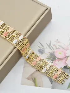 Mexican Guadalupe Virgin Mary Religious Zircon Bracelet, Elegant Jewelry Bracelet, Vintage Hip Hop Elegant Catholic Style Unisex, Best Gift for Thanksgiving Halloween Valentine's Day Mother's Day Anniversary