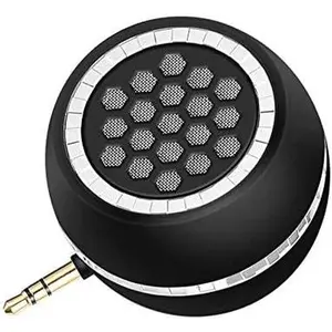 Mini Portable Speaker, 3W Mobile Phone Speaker Line-in Speaker with Clear Bass 3.5mm AUX Audio Interface, Plug and Play for iPhone, iPad, iPod, Tablet, Smartphone