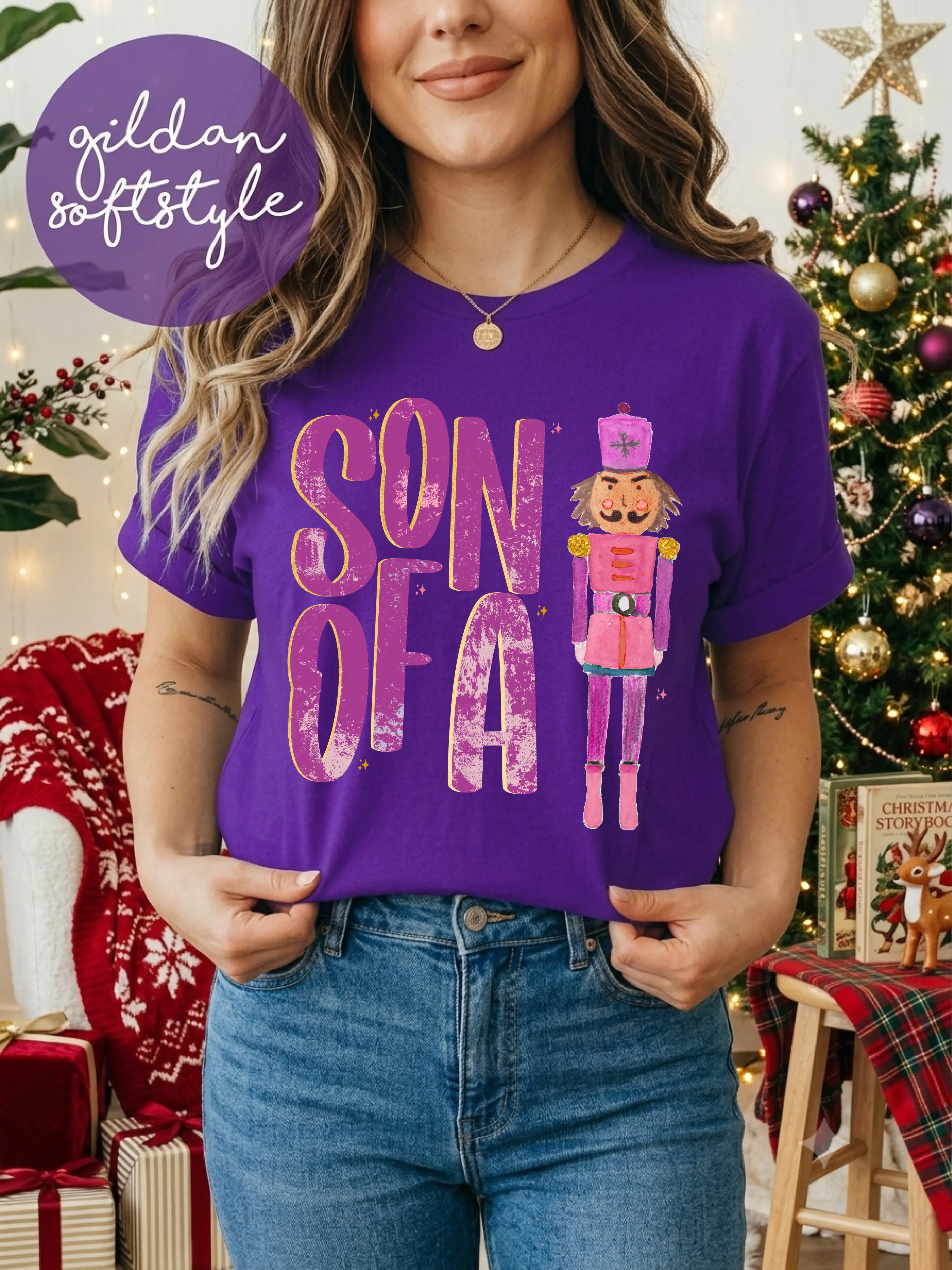 Son of a Nutcracker ~  Unisex Short Sleeve T-Shirt Gildan Softstyle Printed in the USA