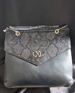 CXL by Christian Lacroix Prism Python Women's Handbag, Zip Closure