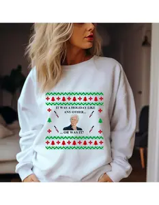 True Crime Keith Morrison Sweatshirt, Ugly Christmas Sweater, Unisex Crewneck, Holiday Sweater, Cozy Winter Top