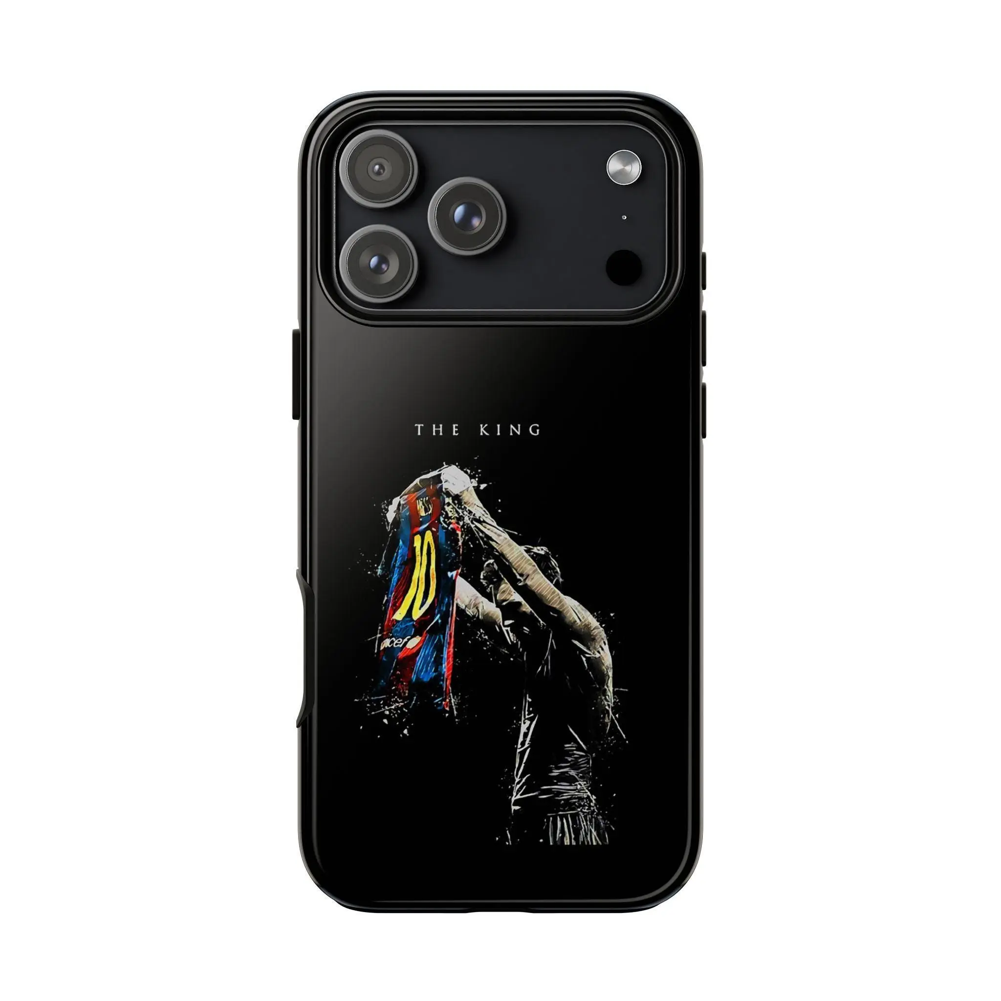 Lionel Messi Phone Case |   Soccer Legend Artwork, Dual Layer  Suitable for iPhone 17-11 Pro Max/Plus and  Samsung Galaxy S23-25