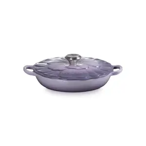 Le Creuset Signature 2.25 Qt. Petal Braiser with Stainless Steel Knob | Provence