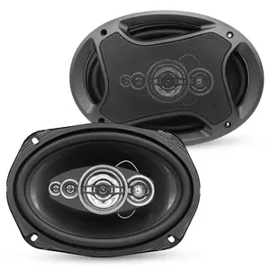 5Core 6x9 Car Speaker 800W  Pair 4Ohm 4 Way Coaxial Speaker Audio w Super Tweeter Universal Fit