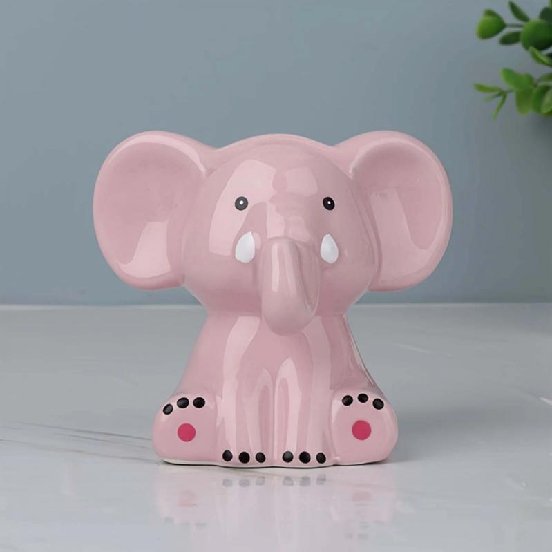 Cute Elephant Animal Shape Glasses Holder Eyeglass Display Stand Decorative Storage Rack for Office Desk Nightstand