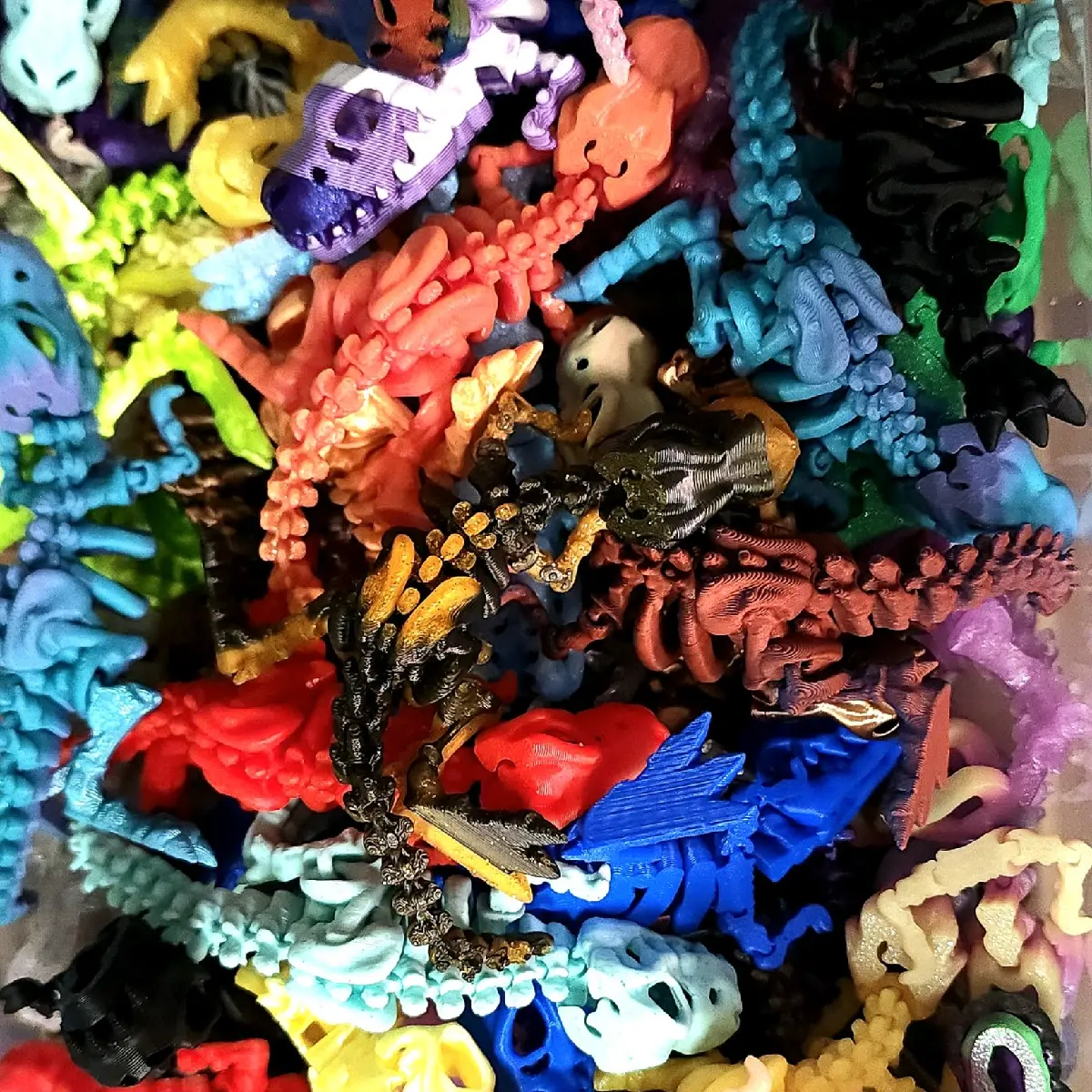 Mystery Baby Skeleton Dinosaur Figurine