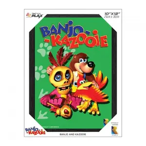 Banjo and Kazooie Framed Lenticular Poster - 10"x12"