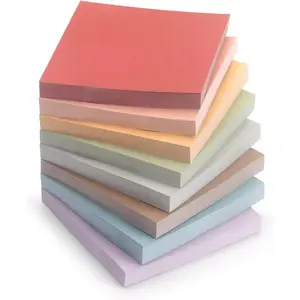 Sticky Notes 8  Colors 3x3in, Self-Stick Notes Pads with Easy to  for School, , Office, 8 Pads/Pack, 80 Sheets/Pad