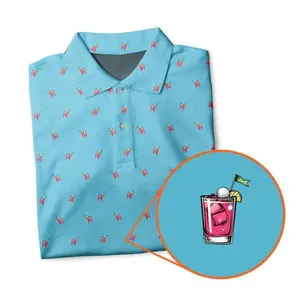 Funny It's Fore O'clock Somewhere Golf Polo Shirt Gift for Men, Full Color Selection, Pick Your Favorite, Timeless Appeal, Simple