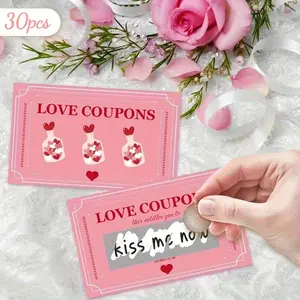 30 Pcs Lucky Scratch Cards, Scratch Off Cards, DIY Wedding Party Decorations, Couple Gift Cards, Surprise Birthday Cards, Party Game Prizes