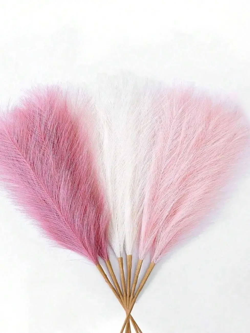 9/18/30pcs Artificial Pampas Grass, Boho Faux Plants, Vase Filler, Home, Wedding, Christmas & Spring Decor