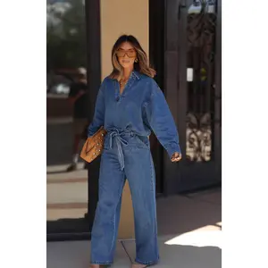 Double Take Denim Top