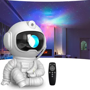 Astronaut Nebula Projection Night Light love with Remote Control USB Type-C Charging for Living Room & Bedroom Decor Romantic Atmosphere Effect halloween projector decor
