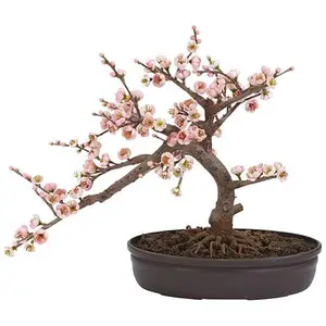Nearly Natural Silk Cherry Blossom Bonsai  Arrangement