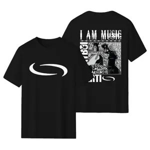 Playboi Cartis; I'm a music icon short sleeve; Opium; Ken Carson; Narcissist Tour; Opposite R; Men's casual loose oversize T-shirt top men's clothing 2026.