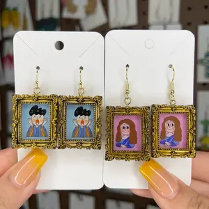 Painting earrings