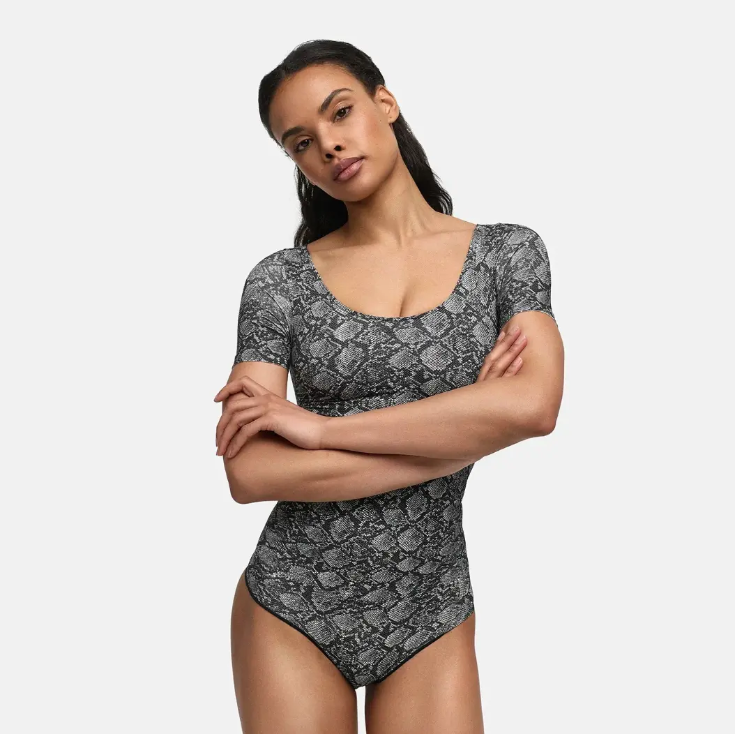 Cfab T-Shirt Thong Sculpting Bodysuit