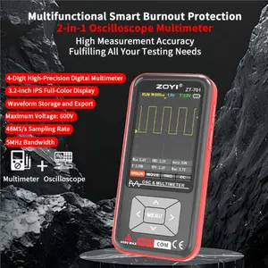 ZOYI  High Precision Color Large Screen Oscilloscope ZT-701, Digital Smart Convenient Burn Prevention, Home Appliance Repair Multimeter