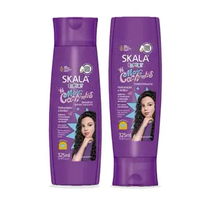 Skala Expert Mais Cachinhos Kids Shampoo & Conditioner Kit 325ML - Deep Hydration for Defined & Hydrated Curls, Vegan, Sulfate-Free, for Curly Hair
