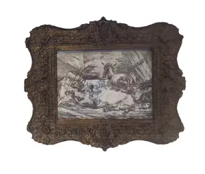 5x7 Carved Wood Antique Style Picture Frame