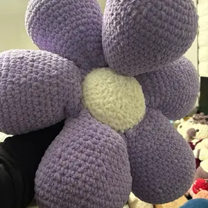 Handmade Crochet Pillow - Soft and Cozy Design