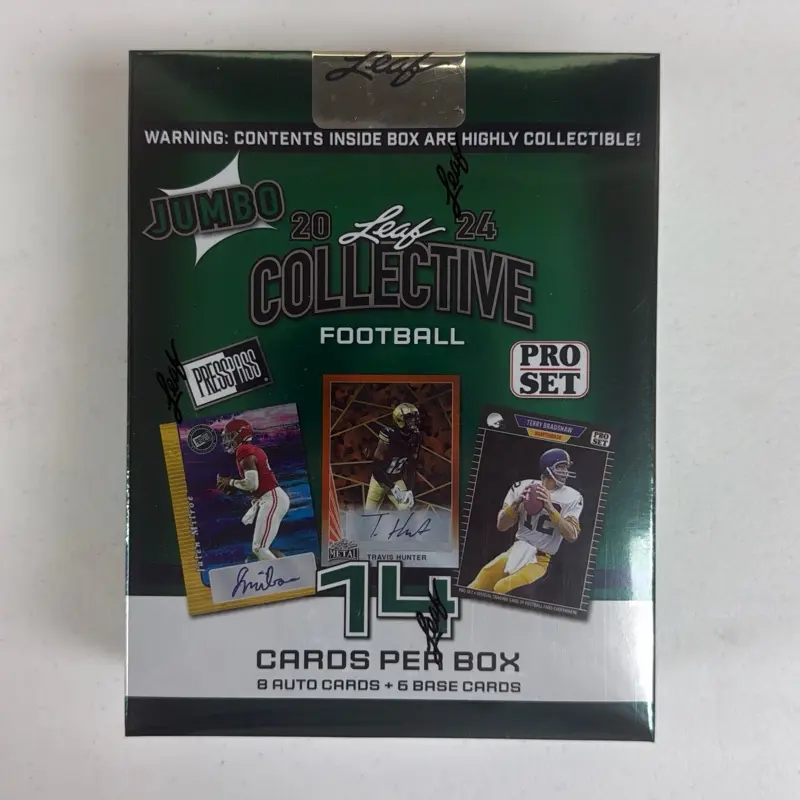 2024 Leaf Collective Football Jumbo Box