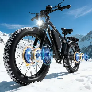 【Dakeya--NOVA X1】6000W Dual Motor Electric Mountain Bike 2026 NEW MODLE Shimano 21-speed system Full Suspension UL2849 Certified 50 MPH Fat Tire EBike