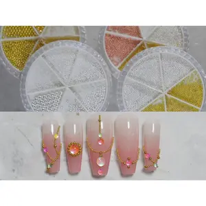 Steel Studs Mini Metal Caviar Nails Beads Balls