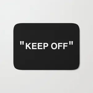 "Keep Off" Dark Edition Bath Mat