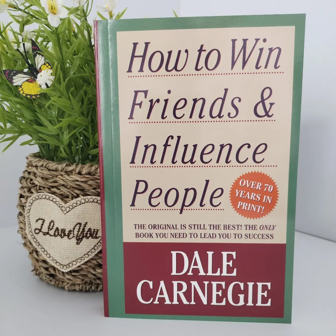 How to Win Friends & Influence People Book, Human Weaknesses Edition, Self-Help Guide for Better Relationships, Inspirational Reading