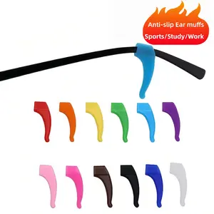 Christmas Gift 20 PCS Silicone Ear Grips for Glasses - Anti-Slip Comfort Hooks, Fits Kids & Adults, Compatible with Sunglasses & Reading Glasses (Multicolor)