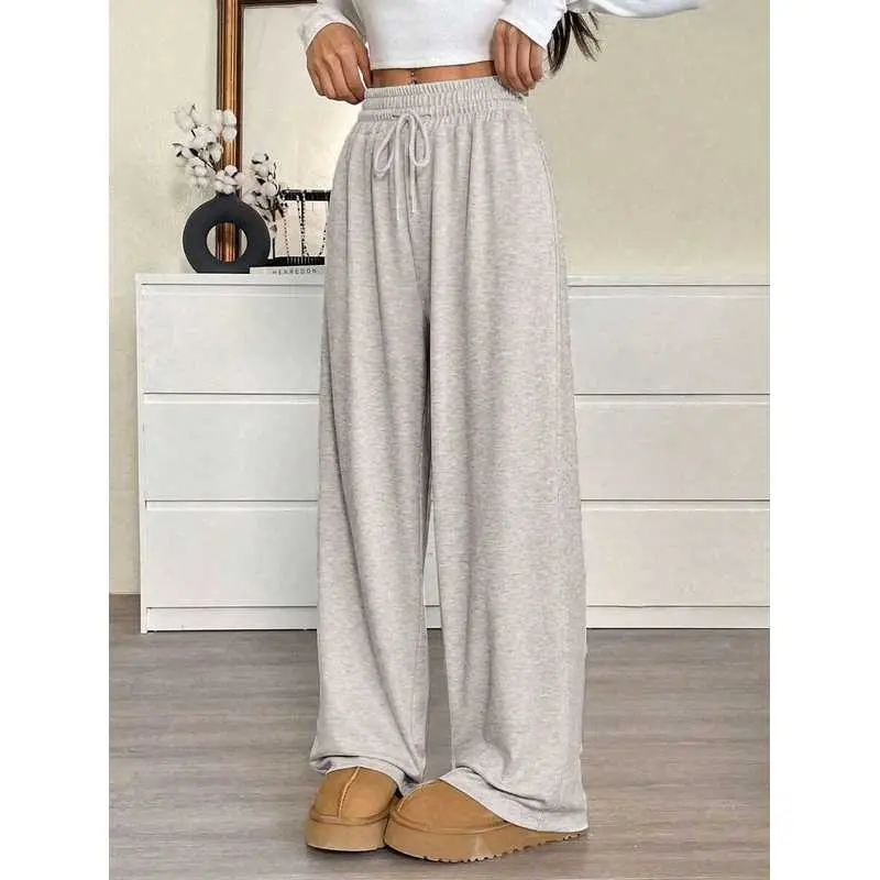 Women's Casual Drawstring Waist Loose Sweatpants, Summer Business Casual,Cargo Pants Graduation,Back To School,Teacher