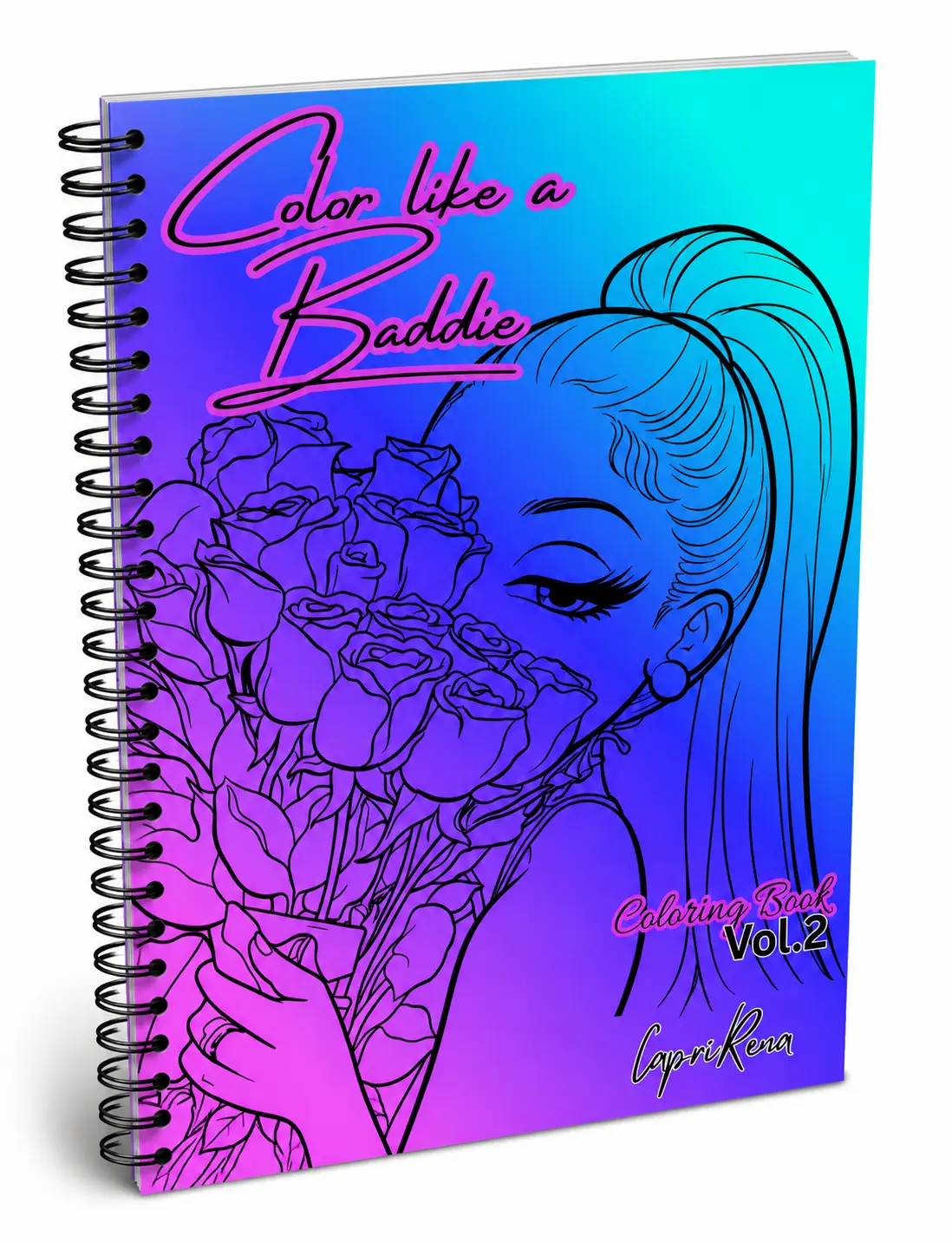 Color Like a Baddie Vol. 2: Adult Coloring Book, Office Art Supplies, Coloring Books