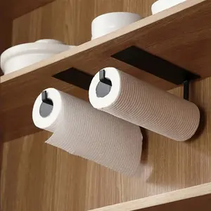 Modern Kitchen Paper Holder, Space-Saving Hanging Design, Durable Plastic Material, Ideal for Bathroom & Home Use, Commercial & Residential