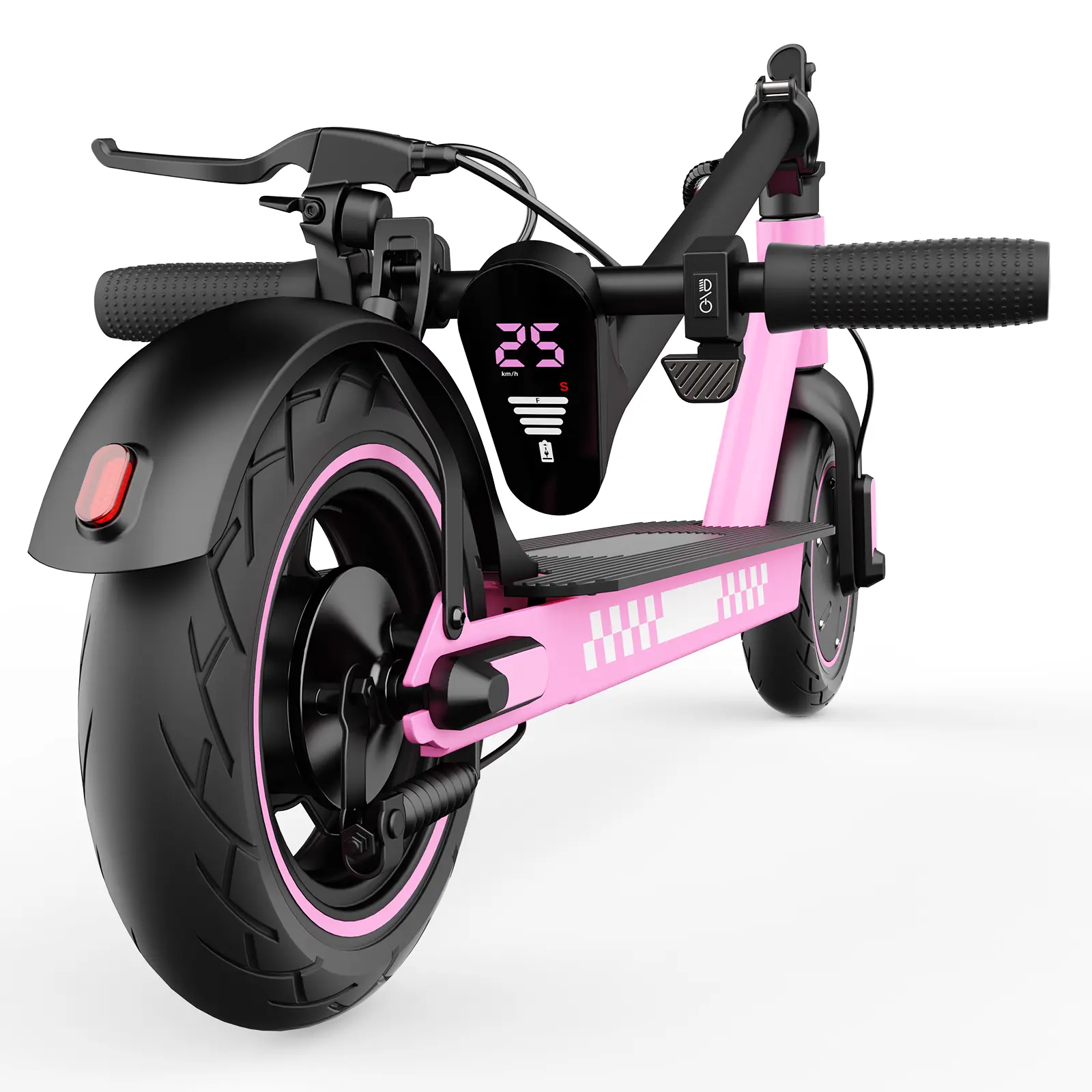 Foldable Electric Scooter for Girls, App Controlled with 10-Inch Tires, 19 MPH Max Speed & Adjustable Speeds, 350W 36V 10.5Ah Battery - Pink/Blue/Yellow, App Controlled Scooter, Folding Motorized Scooter