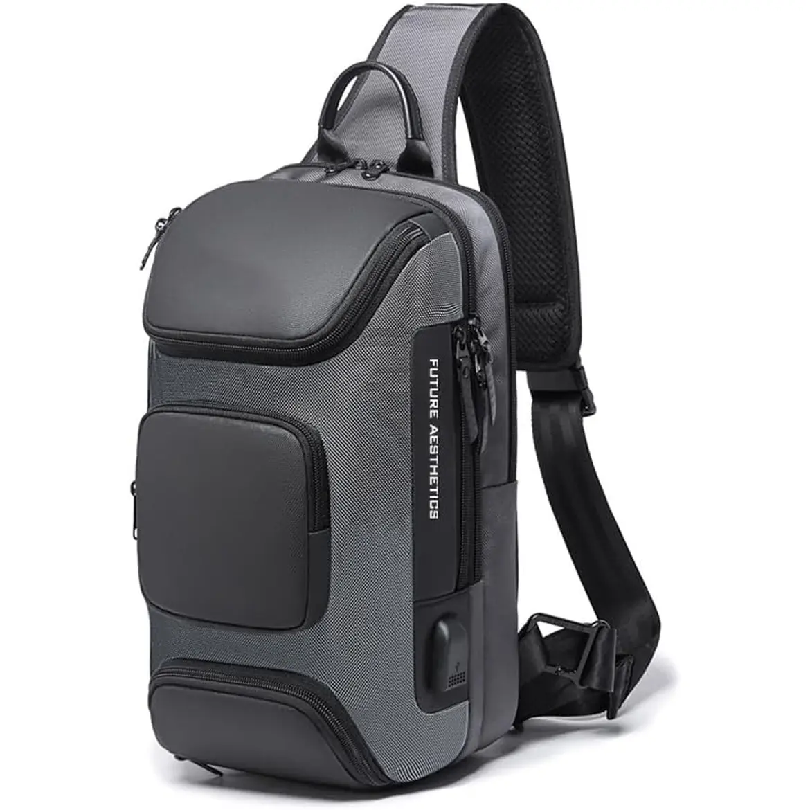OZUKO Sling Backpack Sling Bag Crossbody Backpack Shoulder Casual Daypack Rucksack for Men OZUKO