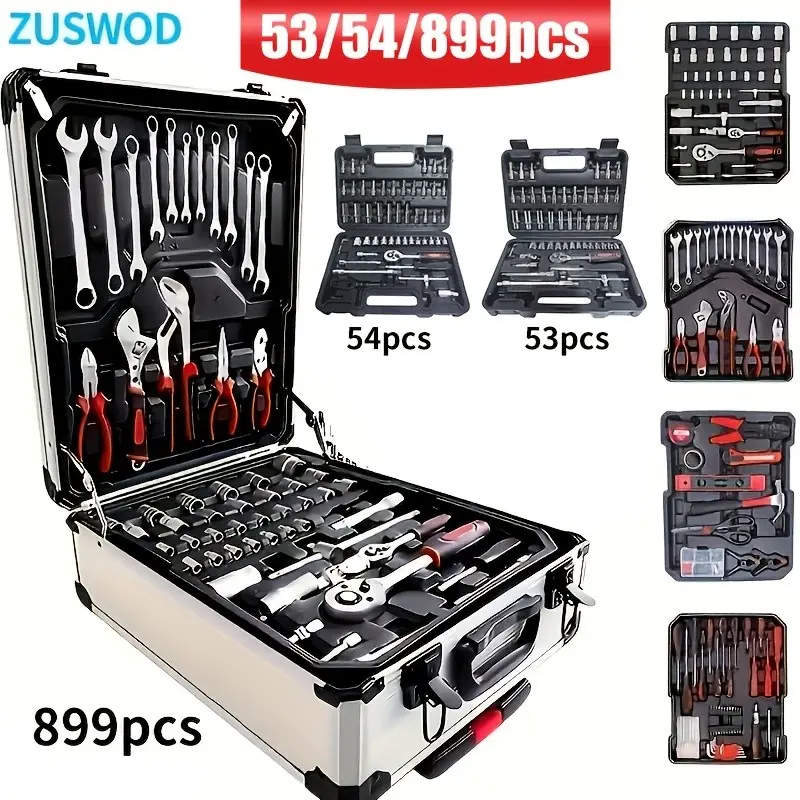 Professional Tool Set, Multi-functional Toolbox, Portable Design, for Home And Car Repair, A Tool Set for Enthusiasts And Professionals, A Gift for Friends, Local Shipping