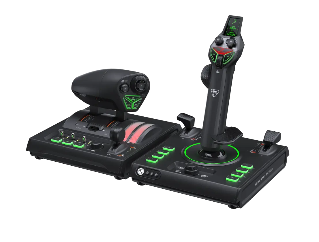 Turtle Beach VelocityOne H.O.T.A.S. for XBOX and PC - 73 programmable inputs and 15 Axes, High-resolution 16-bit Hall-Effect sensors