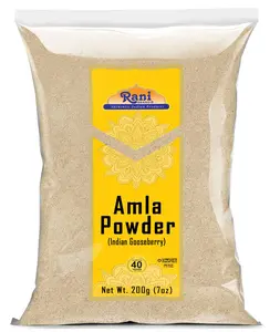 Rani Amla Powder (Indian Gooseberry) 7oz (200g) ~ All Natural | No Color | Gluten Friendly | Vegan | NON-GMO | Kosher | No Salt or fillers | Indian Origin