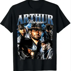 Arthur Morgan Inspired Tee, Unisex T-Shirt with Arthur Morgan, Gamers Gift, Graphic Tee, Casual Top