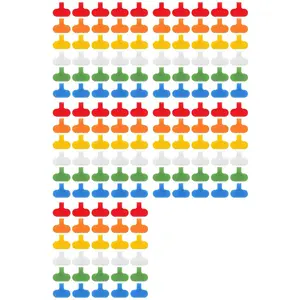 150 PCS Cable Labels Cord Labels Multi-Color Write on Wire Labels Tags for Cable Management and Identification