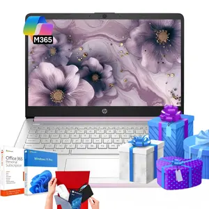 HP 14 inch Laptop for Students & Business •  Win 11 Pro • 8GB RAM • 128GB UFS • 250nits Anti-Glare Display • Intel 4-Core CPU • Copilot • Wi-Fi 6 • Bundle Accessory • Lavender