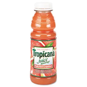 212 MAIN 100% Juice Ruby Red Grapefruit Beverage, 10 oz Plastic Bottle, 24 per Carton