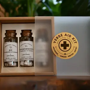 Verse Aid Kit – Custom Set of 3 Medicinal Poetry Bottles