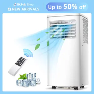 【New Arrivals】Antarctic Star Portable Air Conditioner 8000 BTU (ASHRAE), Remote Control, Fan Mode, Cools 200sq.ft, 24 Hour Timer, Quiet Operation, 2 Fan Speed for Bedroom Office Home Dorm.smartliving