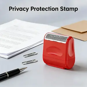 Privacy Protection Security Roller Stamp,Address & Billing Info Blocker,Express Delivery Information Blurring Anti-Leakage Security Stamp for Personal Privacy Covering,Home & Office Mailing Essentials