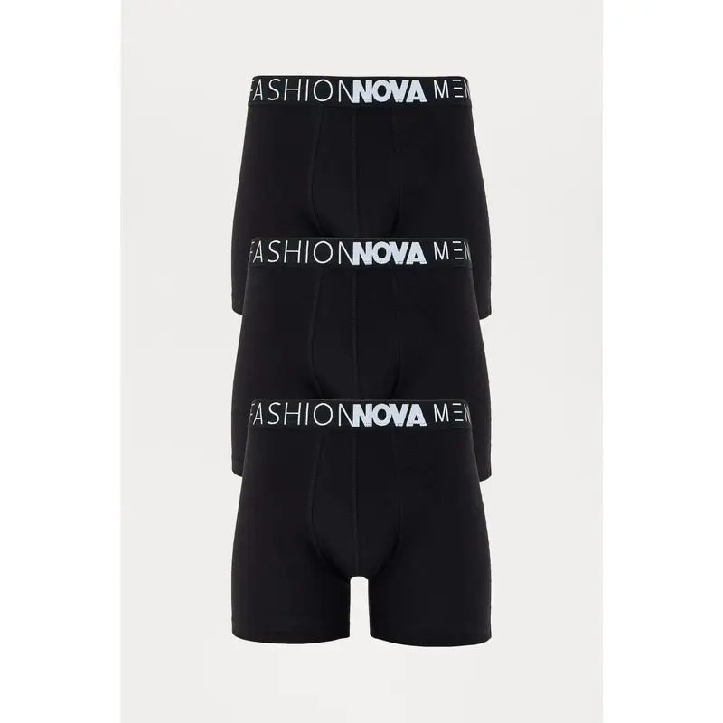 FN Boxer Brief 3 Pack - Black